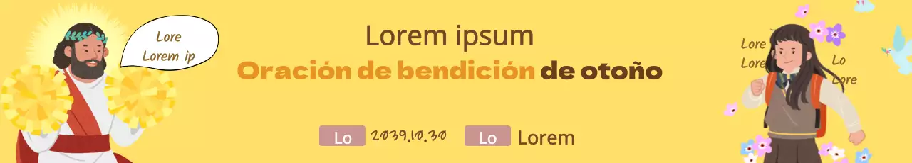 Oración de bendición de otoño