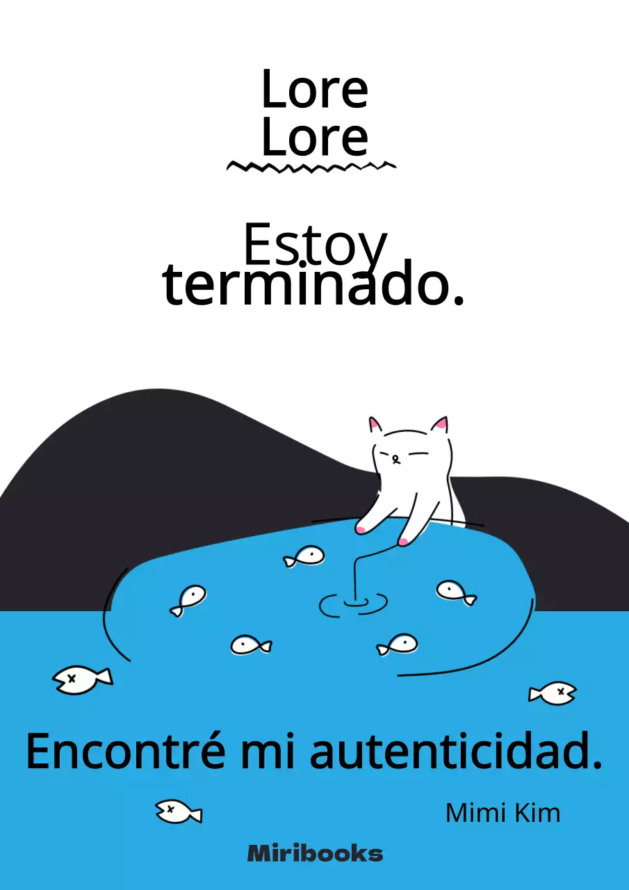 Gato concepto de pesca ensayo de salida con fondo blanco y azul claro