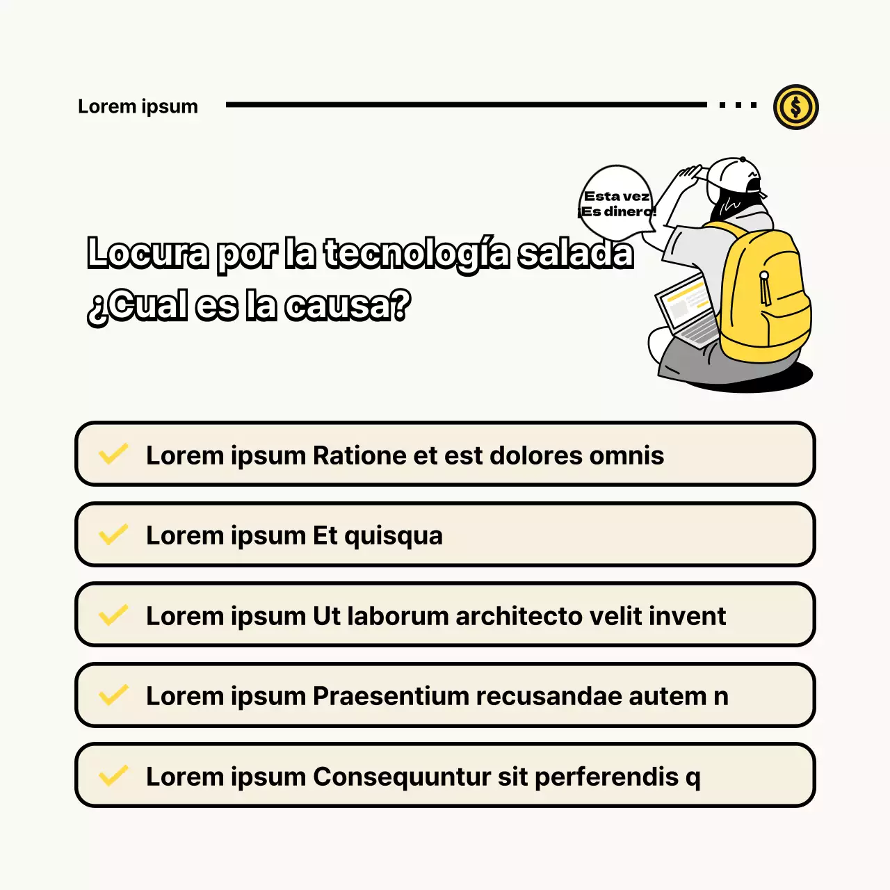 Camisetas de universitarios con simpáticas ilustraciones amarillas