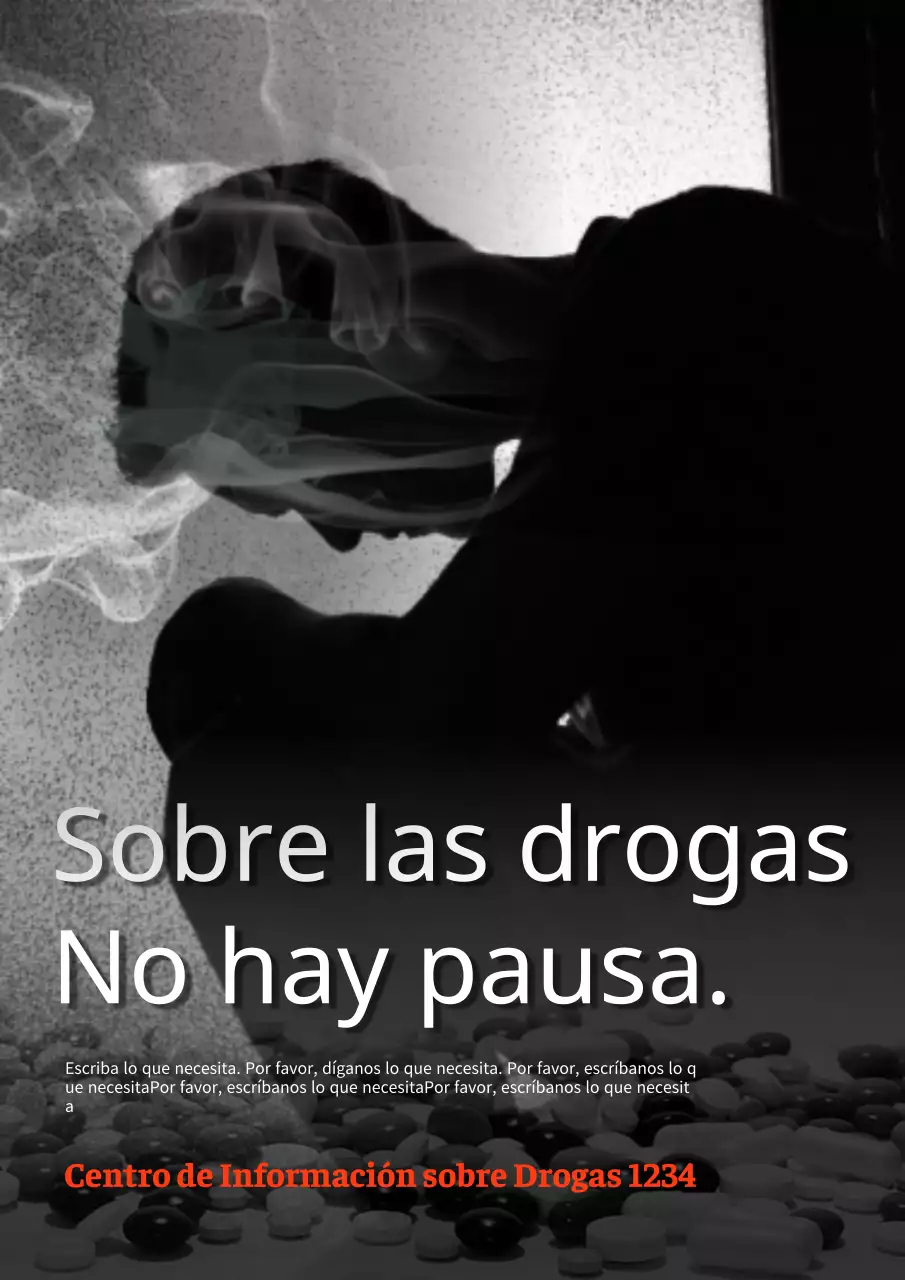 Instrucciones para informar sobre drogas negras y oscuras