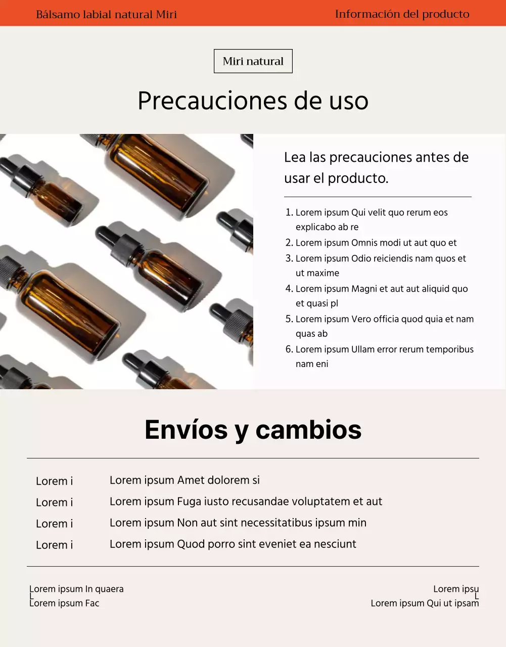 Promover un pintalabios moderno beige