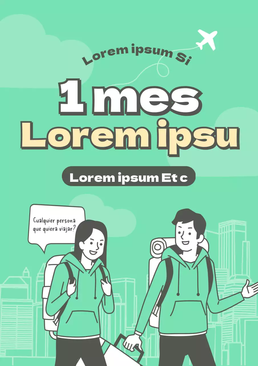 Contratación para el club de viajes ecológicos