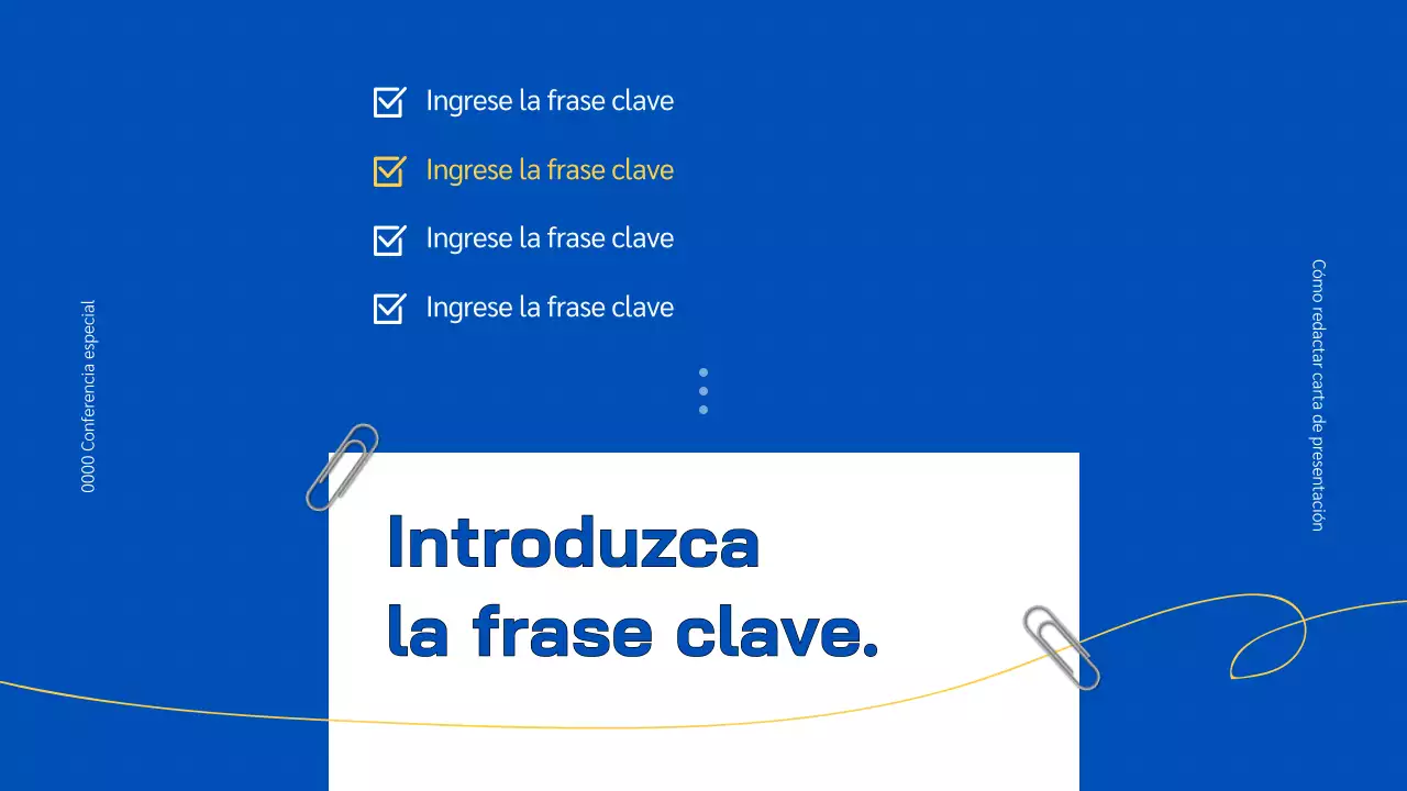 Bloc de notas con fondo azul Te enseña a escribir una carta de presentación