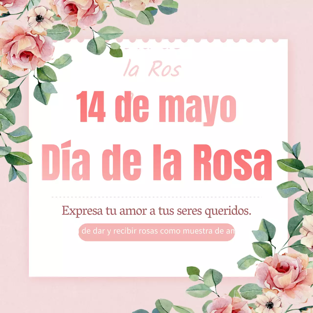PrimaveraSentimientosRose DayDiseño