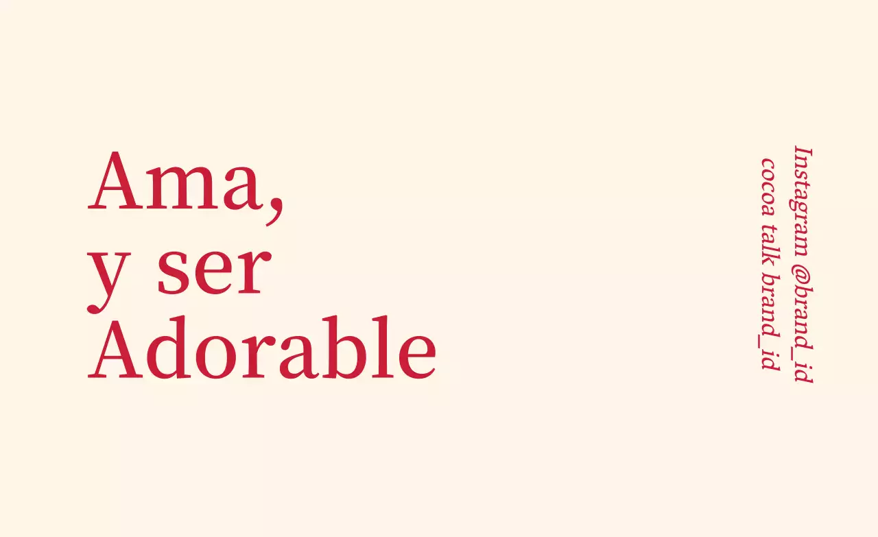 Etiqueta de marca sólida rojo albaricoque