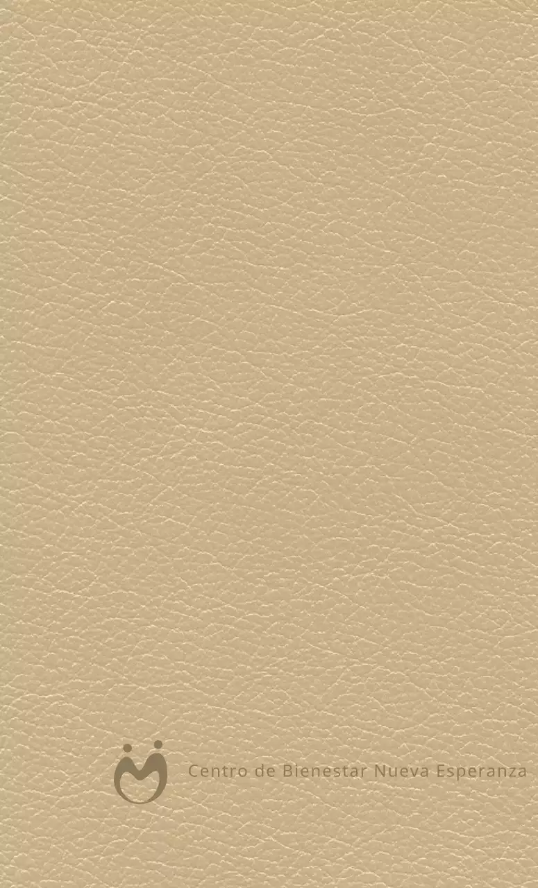 Agenda con el nombre y el logotipo del centro de bienestar