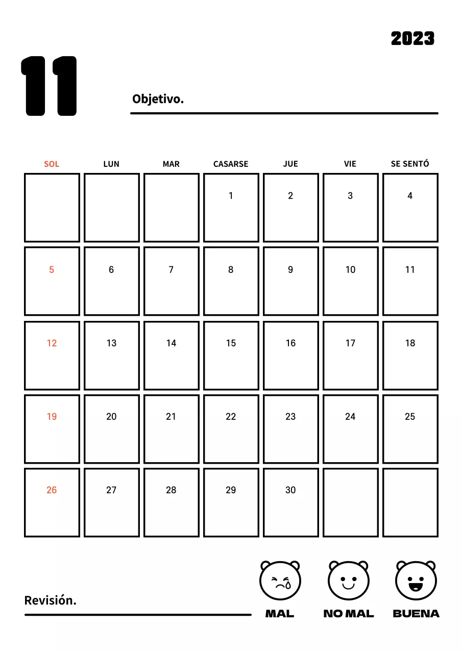 Seguimiento de objetivos de Año Nuevo con líneas limpias