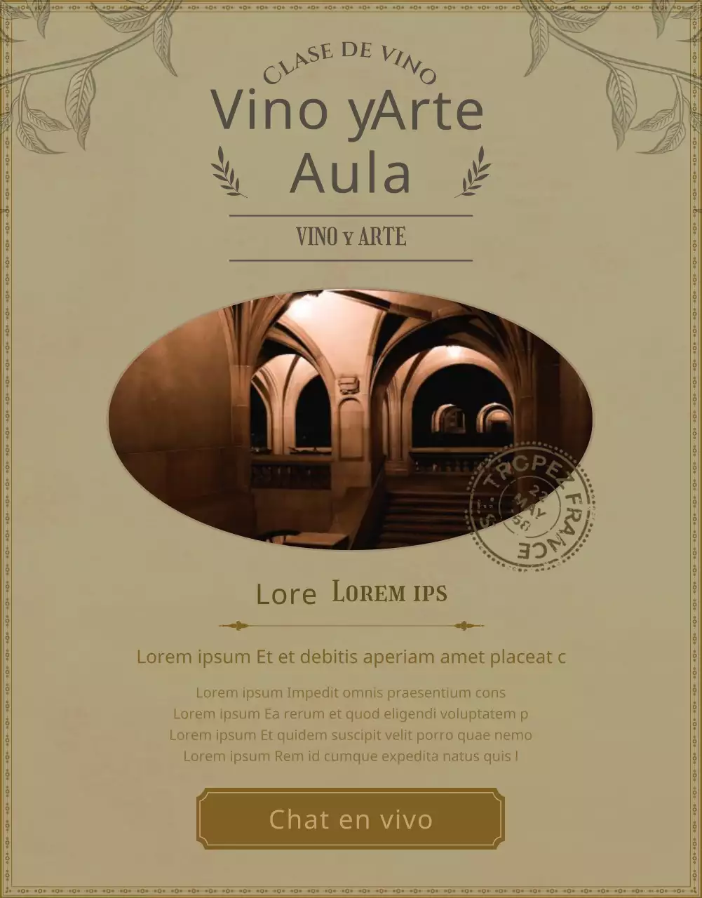 Guía de beige, vino de inspiración vintage y clases de arte