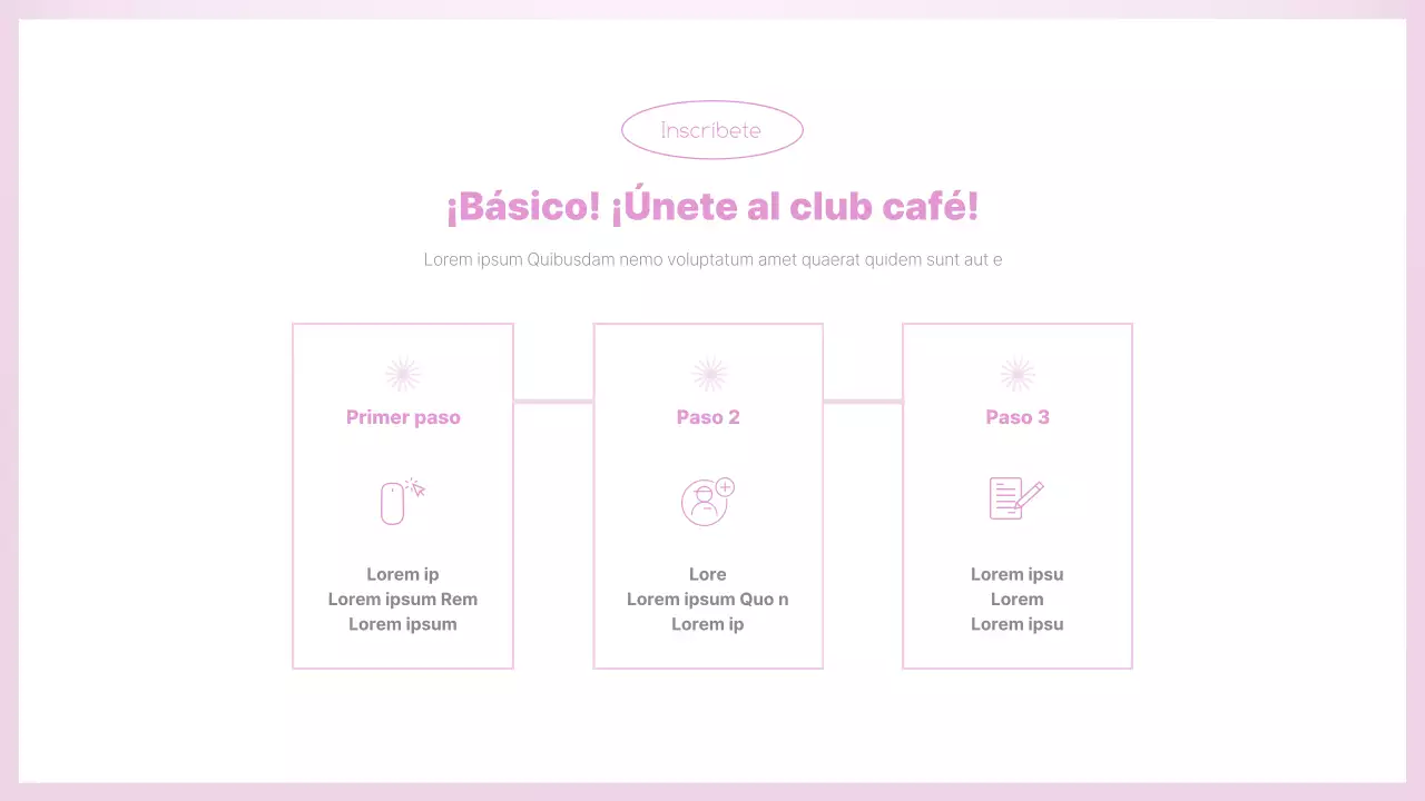 Una guía rosa y limpia para orientar a los clubes