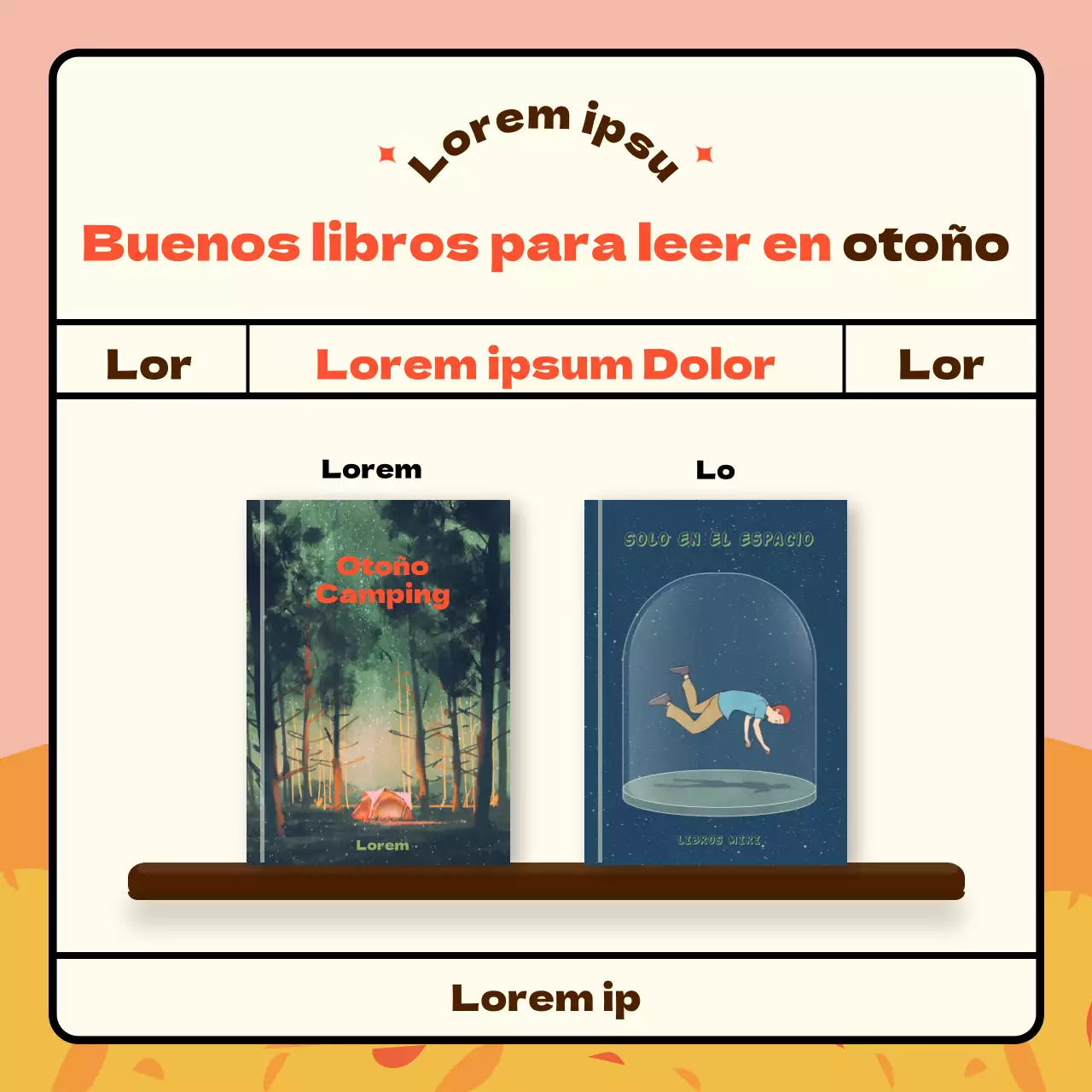 Libro temático del mes de la Biblioteca Naranja