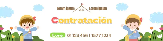 Reclutamiento promocional White Cute