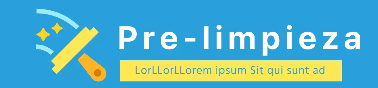 Chaleco de limpieza con una simpática ilustración en azul y amarillo