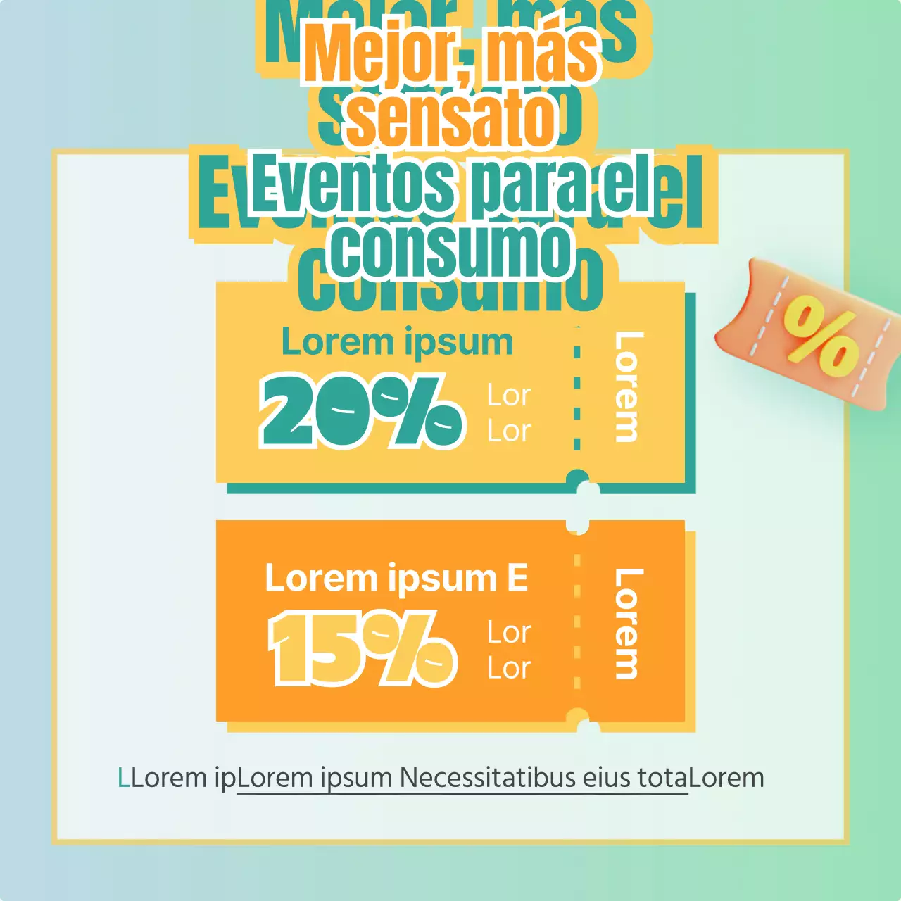 Un sencillo puesto de venta de productos en menta y amarillo