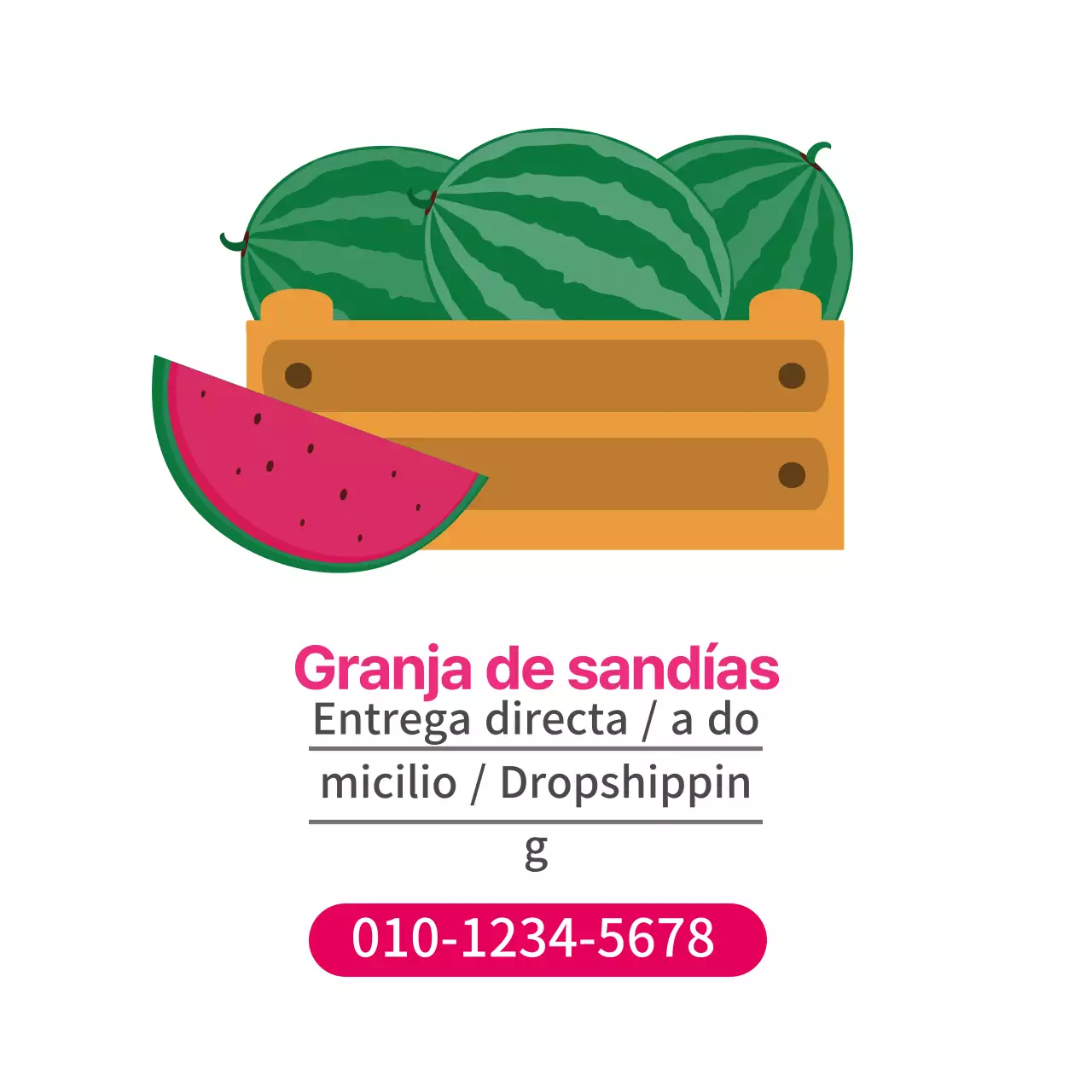 Ilustración roja linda granja de productos