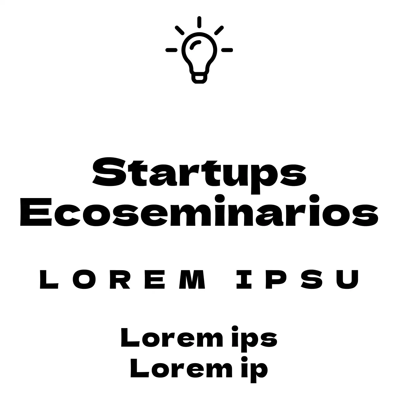 Ilustraciones limpias y bonitas y estilo de diseño de alineación de texto para la información del seminario.