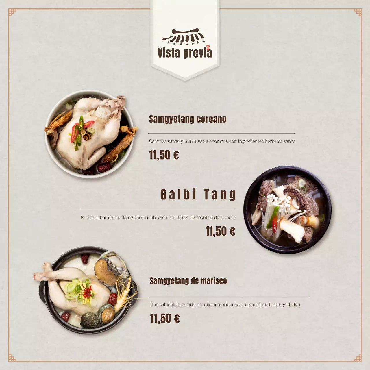 Estandarte cuadrado tradicional de bambú