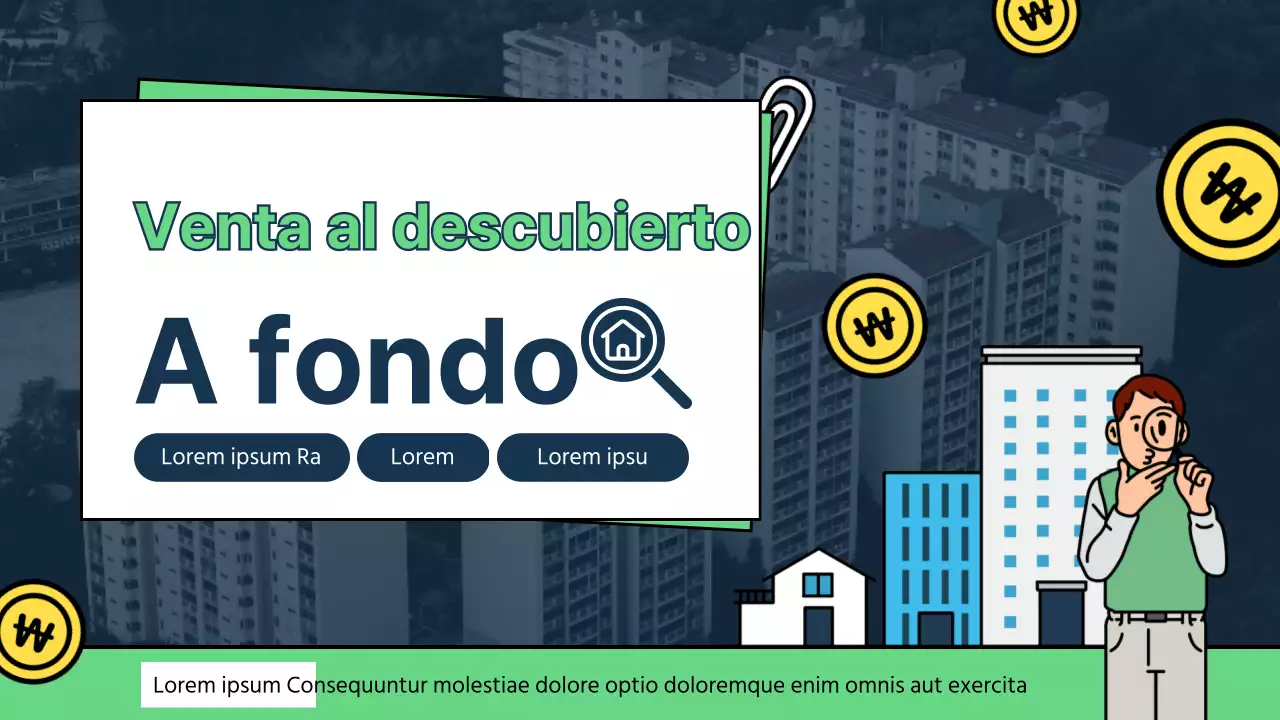 Bonito fondo fotográfico con toques de color menta para mostrar su casa en venta