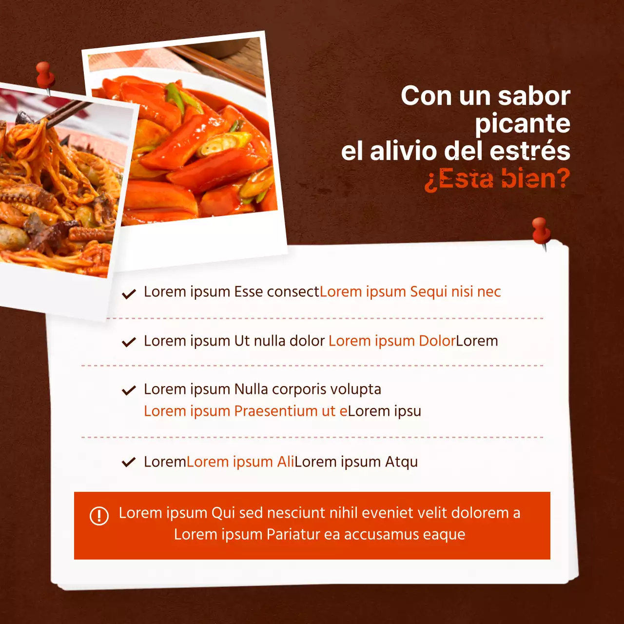 Tarjeta roja picanteDiseño de noticias