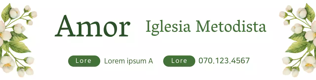 blanco verde flor ilustración ilustración iglesia promoción