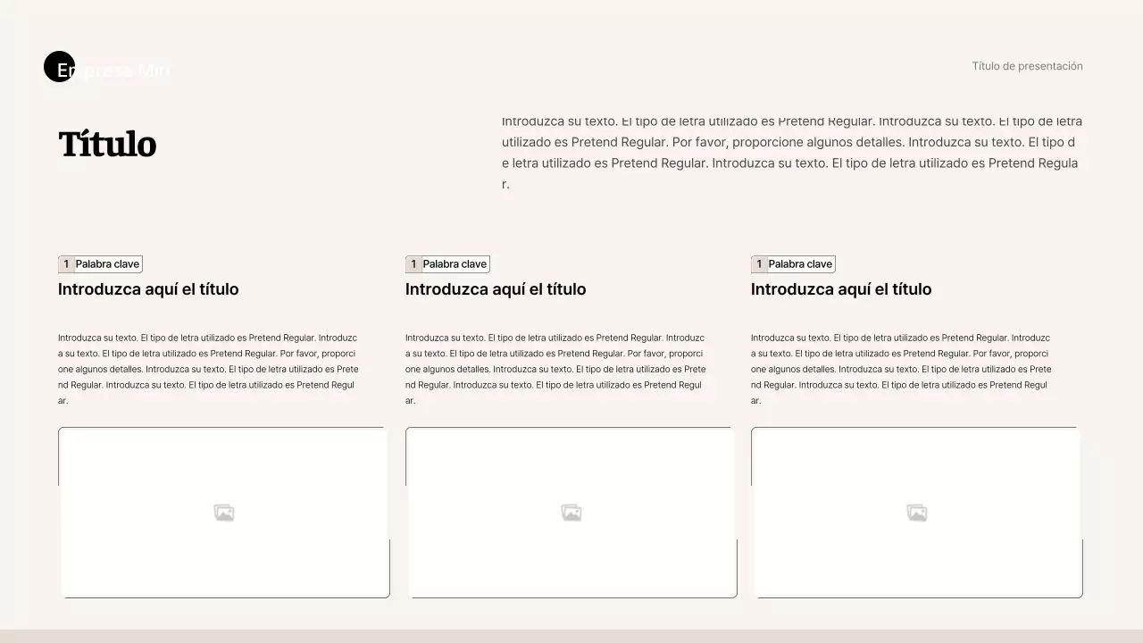 Estilo business sencillo en beige y marrón