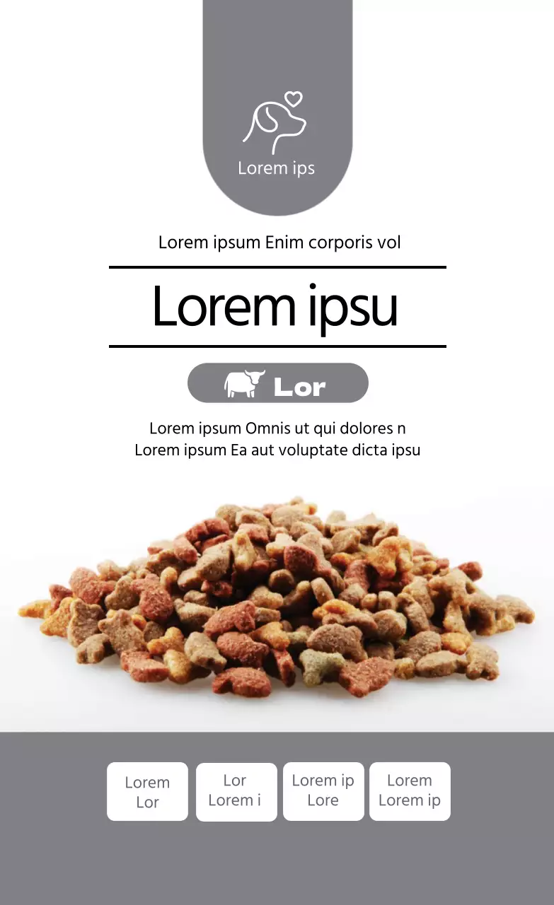 Icono gris Etiquetas de alimentación limpias