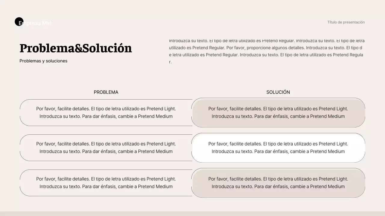 Estilo business sencillo en beige y marrón