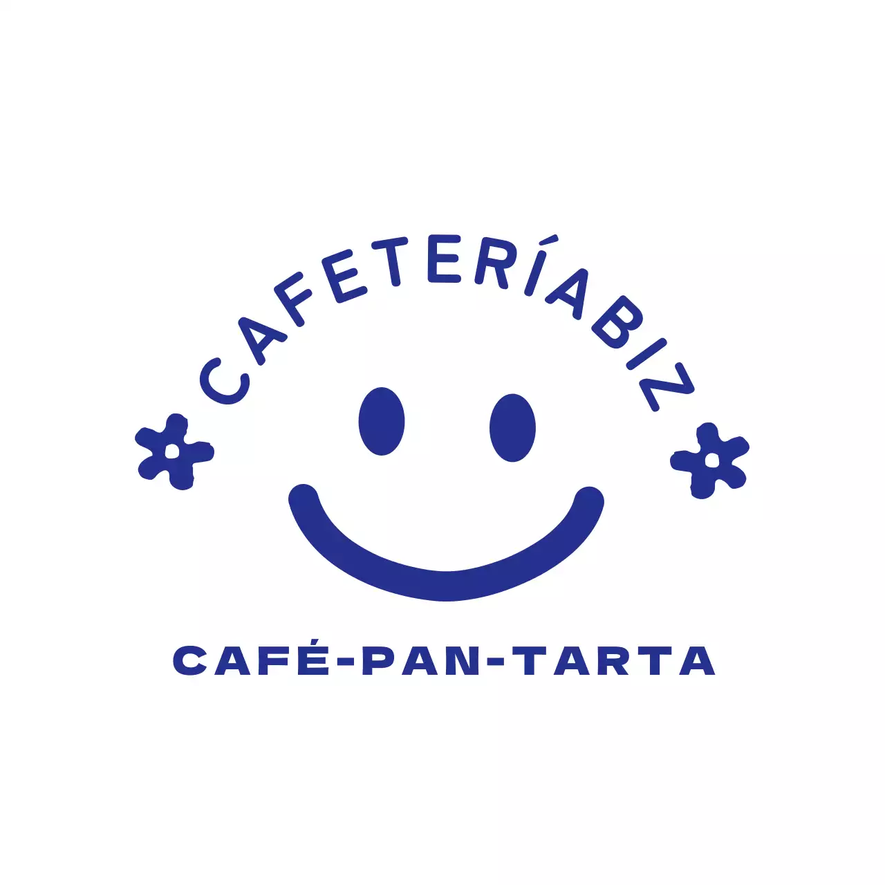 Un sencillo café de ambiente azul marino