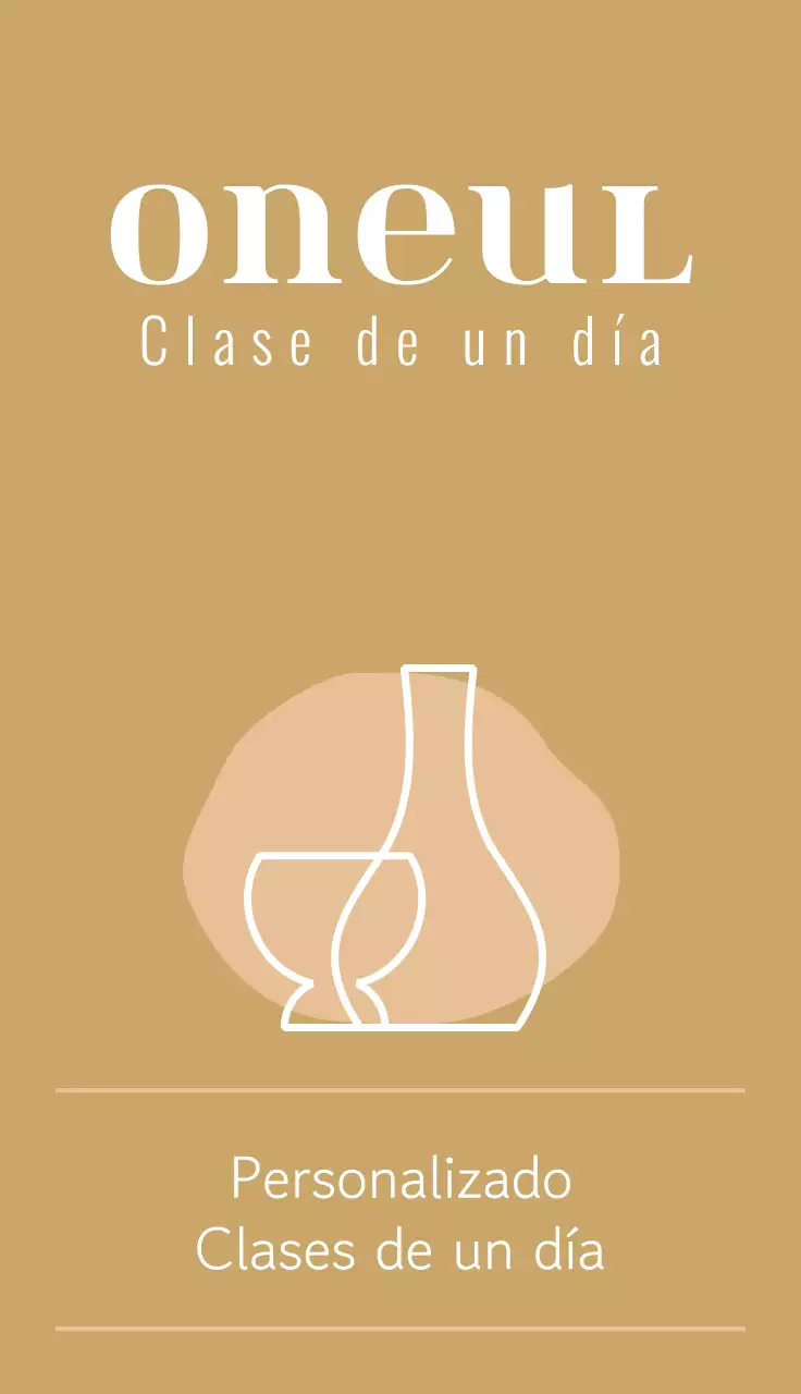 Promoción de una escuela de cerámica de un día con un ambiente tranquilo y emocional en blanco y beige