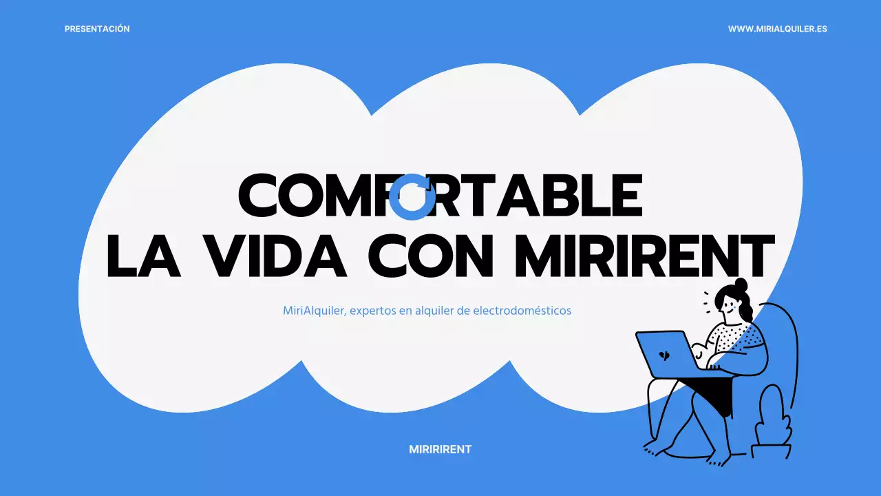 Presentación del servicio de alquiler de electrodomésticos
