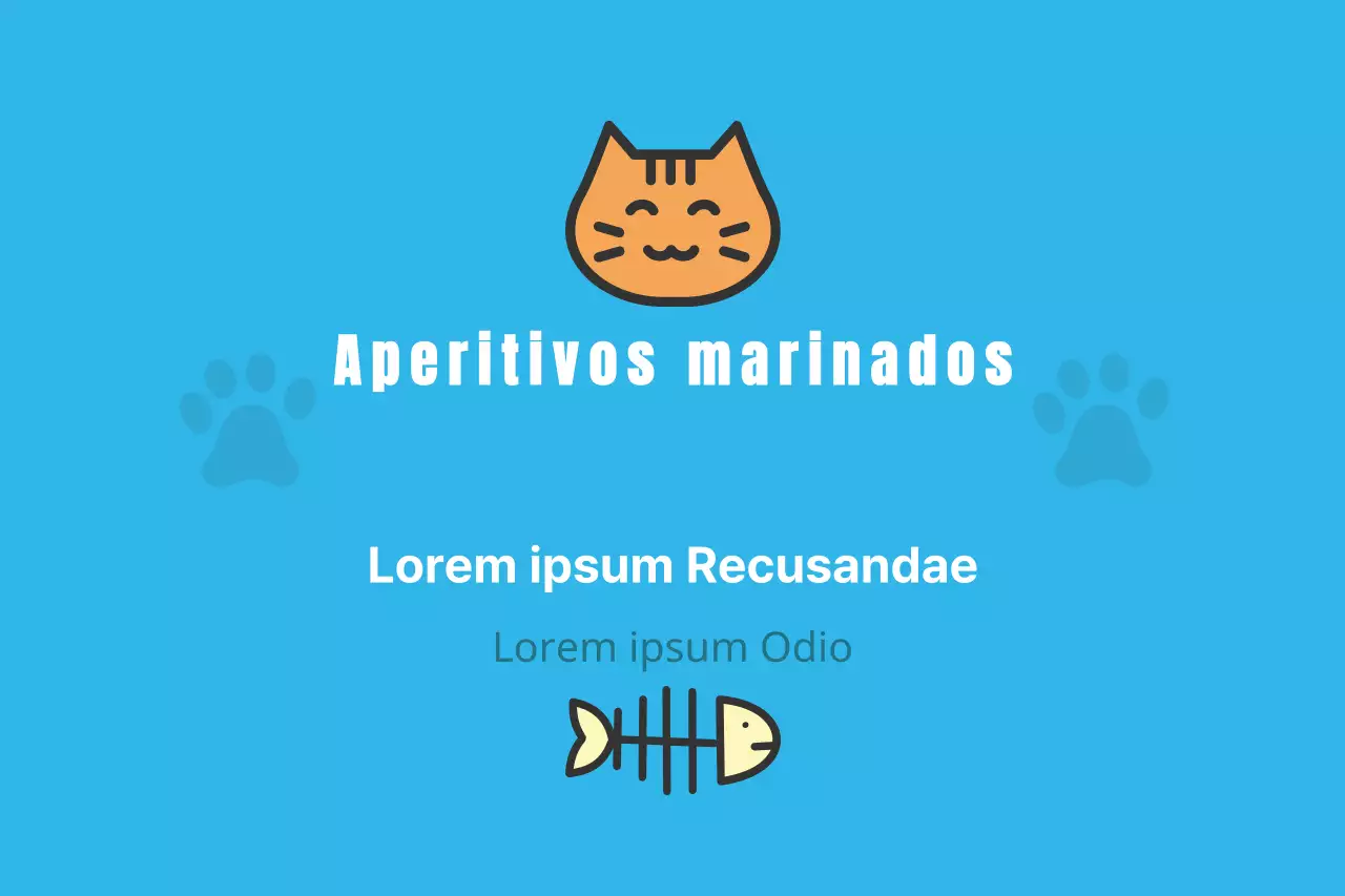 Aperitivos marinados