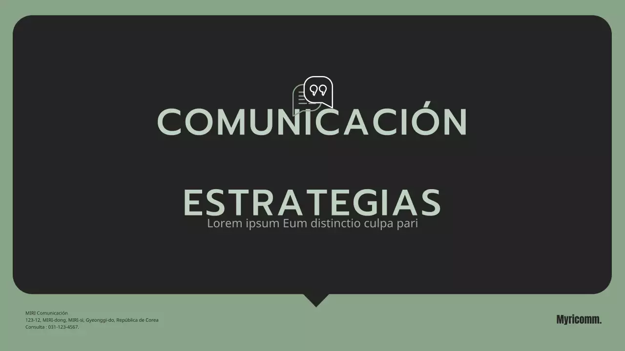 Estrategias de comunicación eficaces en color verde