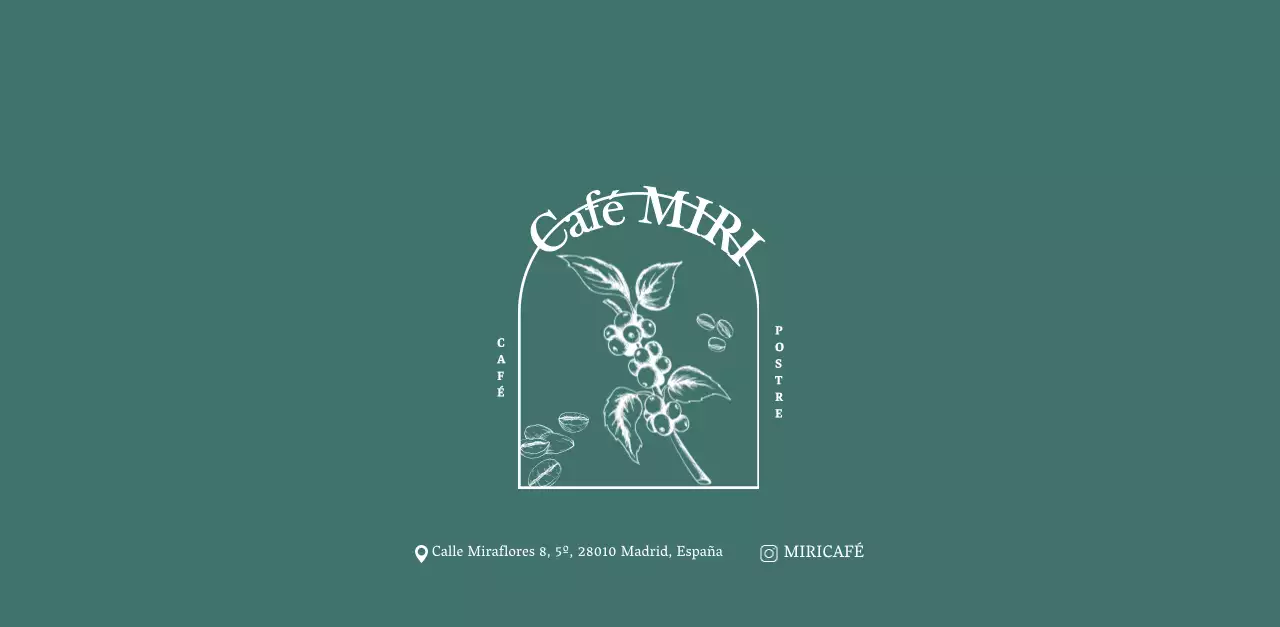 Calendario de cafés con recomendaciones de bebidas del mes