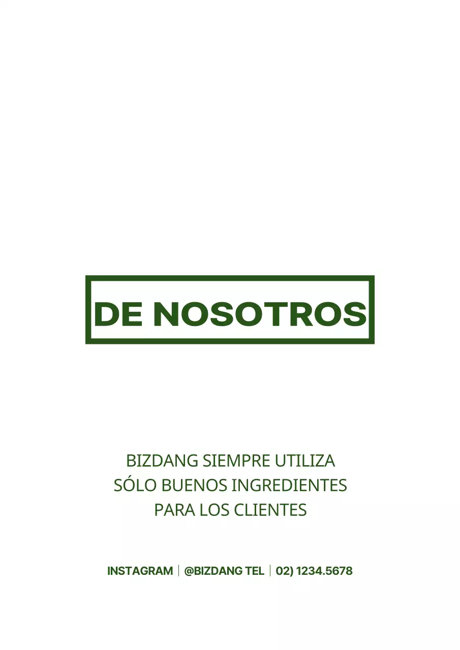 Logotipo y texto sencillos y limpios en una combinación de colores verde y blanco para productos y promociones de cafeterías.