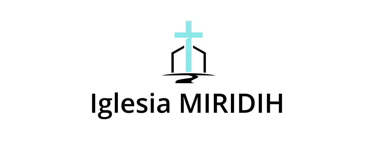 iglesia cruz ilustración logotipo