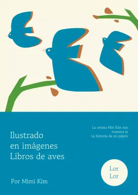 Emotiva portada de ilustración de libro de año nuevo en tonos azules y beige