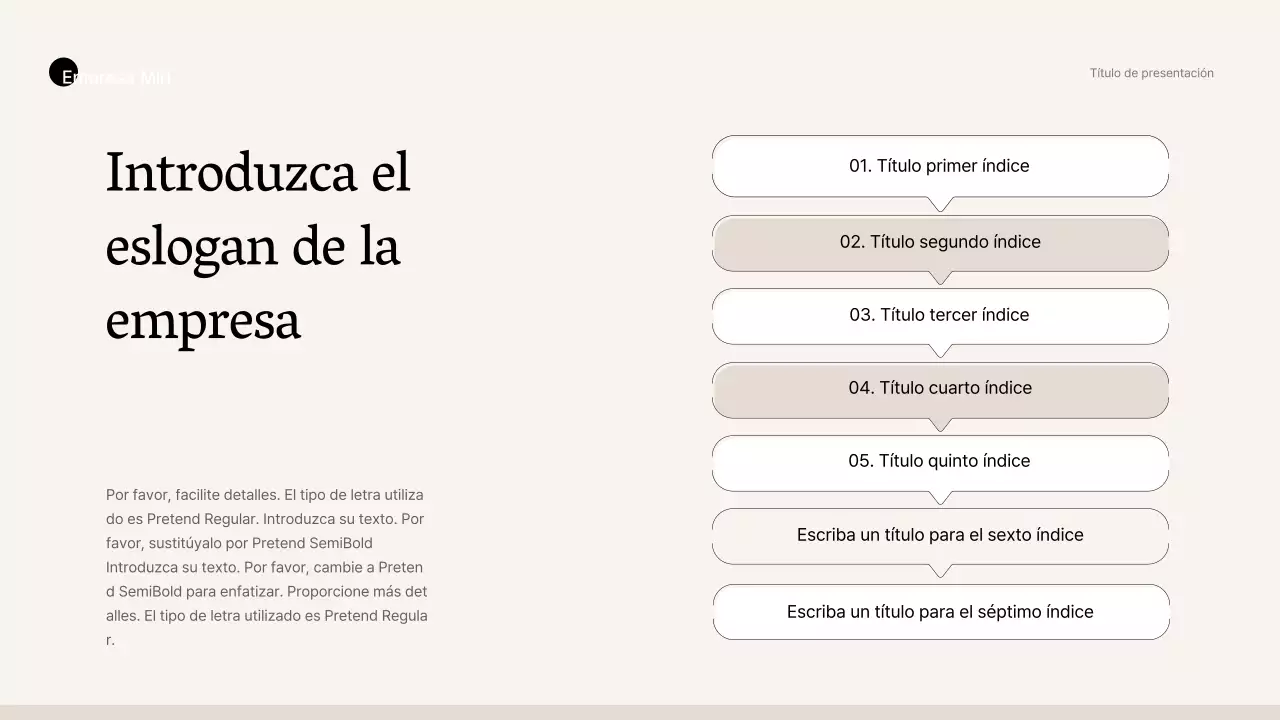 Estilo business sencillo en beige y marrón