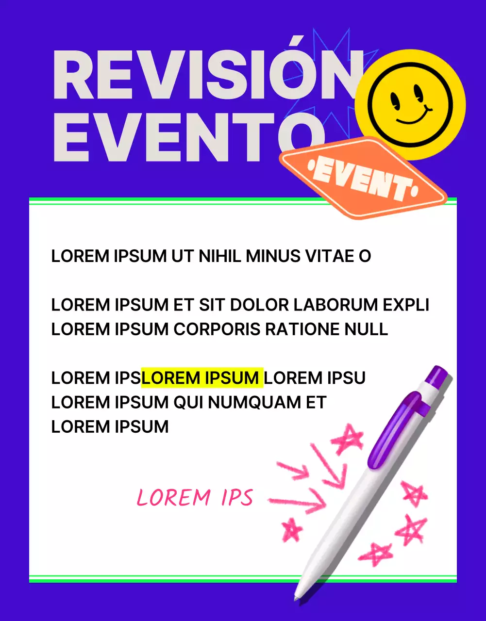 Página de detalles de la Pegatina Azul