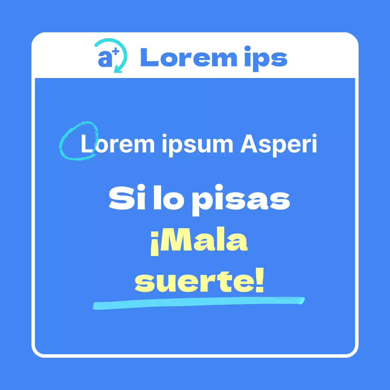 SAT mala nota fondo azul academia balsat