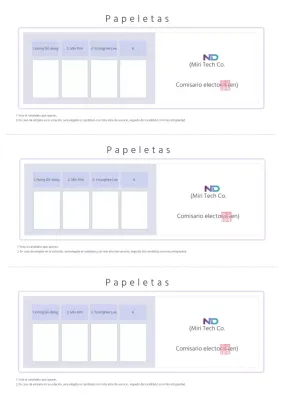 Malva Limpio Corporativo Plantilla de Documento de Negocio Boleta