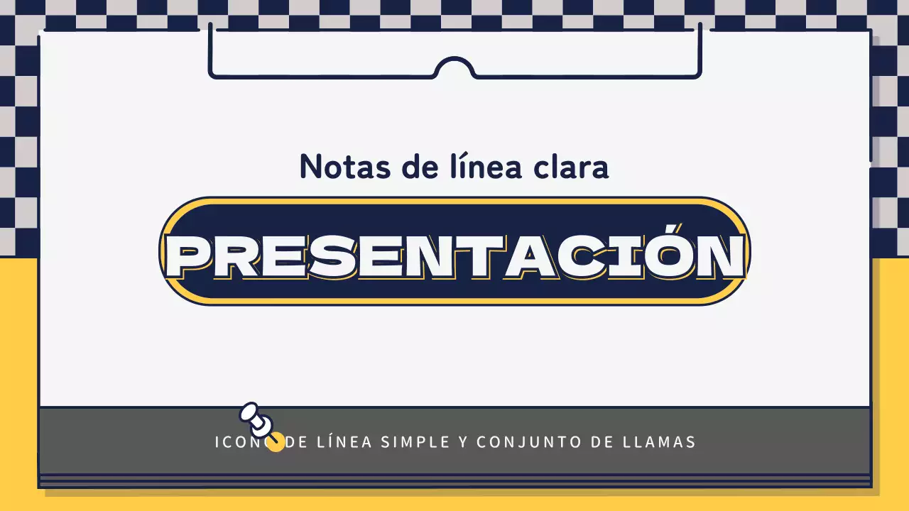 Presentación sobre el diseño de iconos bonitos y básicos en verde y amarillo