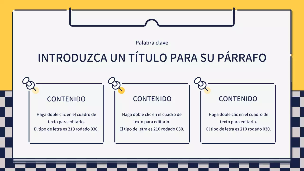 Presentación sobre el diseño de iconos bonitos y básicos en verde y amarillo