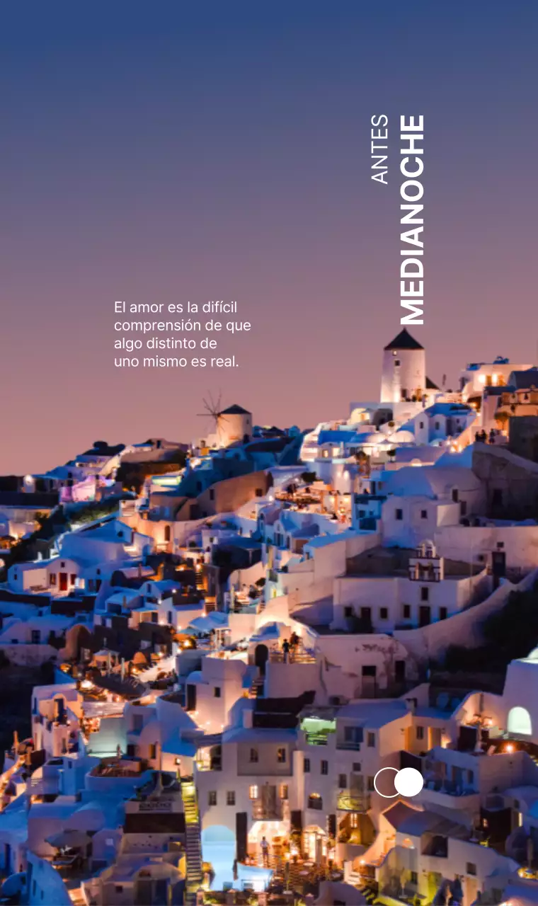 Conceptos emocionales con paisajes impactantes y textos sensuales en degradado