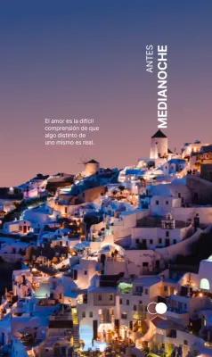 Conceptos emocionales con paisajes impactantes y textos sensuales en degradado