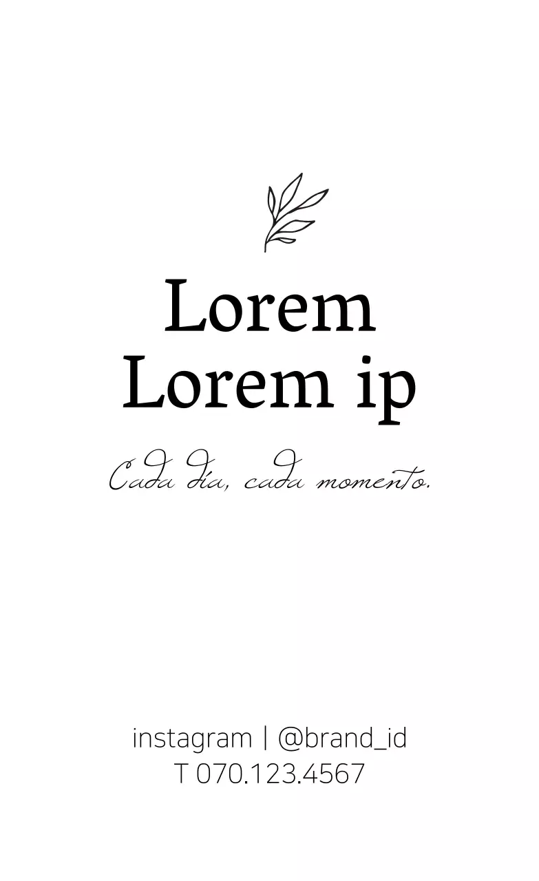 Etiqueta de marca sólida blanca