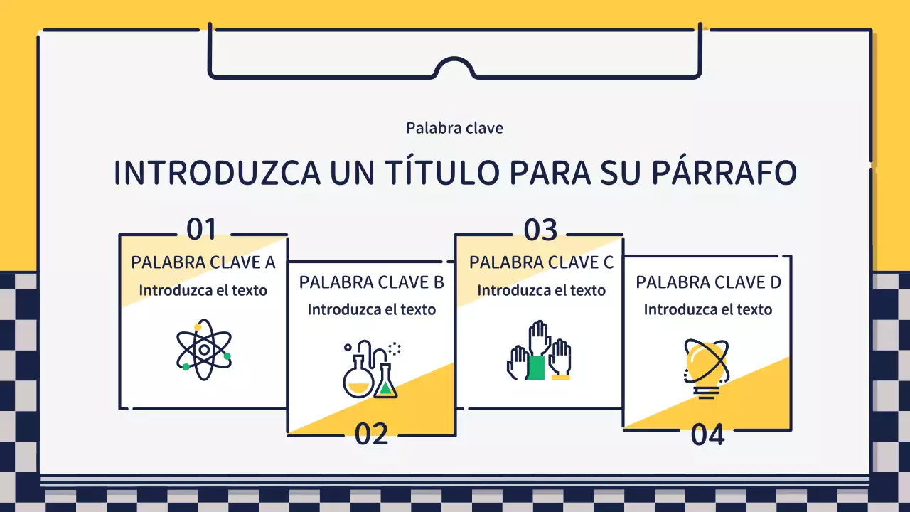 Presentación sobre el diseño de iconos bonitos y básicos en verde y amarillo