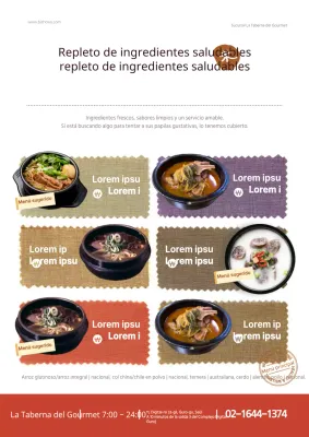 Anuncie deliciosas recomendaciones de restaurantes