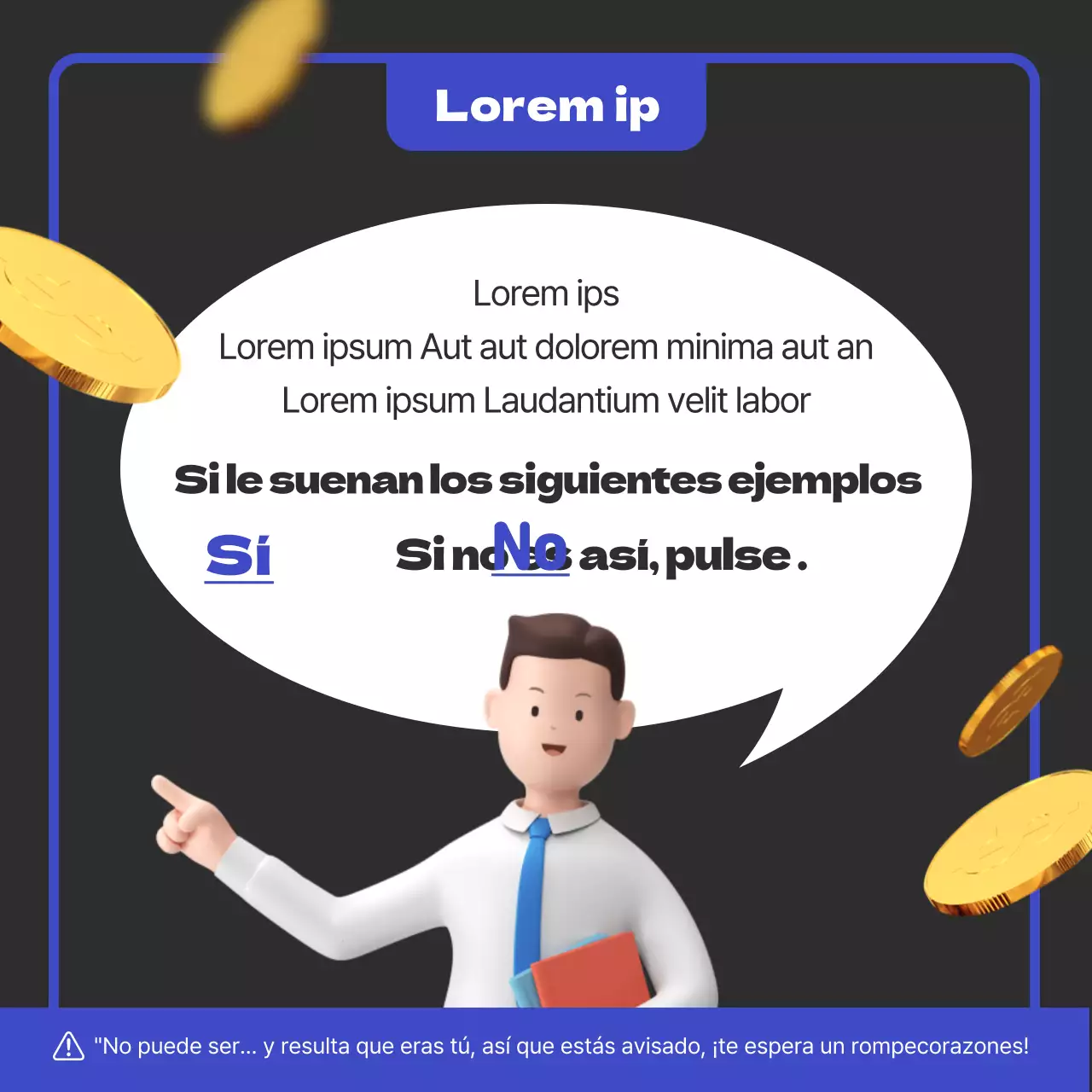 Factura de gastos excesivos en azul y negro