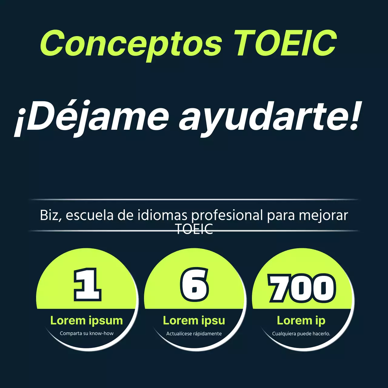 TOEIC_Bandera cuadrada