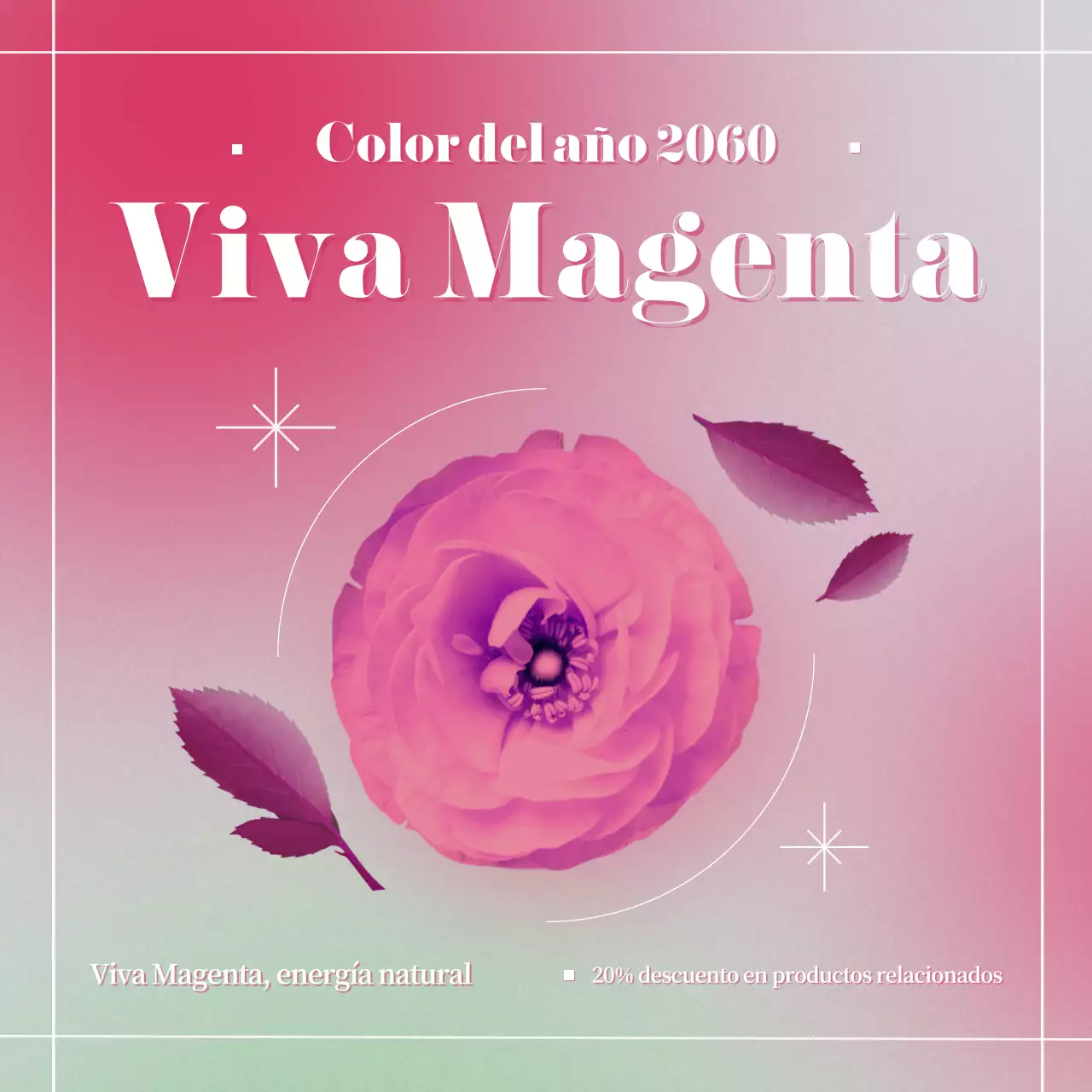 Viva el magenta, el color de moda del año en rosa