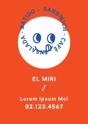 Promociona tu cafetería con un sencillo y bonito fondo rojo